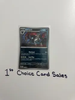 Zoroark - (Pokeball Pattern) 062/086 Sv: White Flare Holo (English) Pokemon Card - Image 1