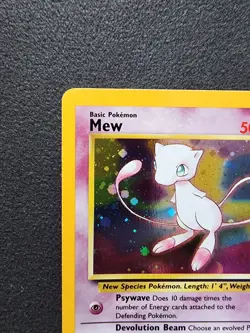 MEW 9 Black Star Promo WOTC HOLO Rare Pokemon Card - Image 2