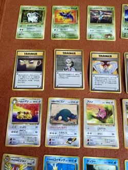 VTG 1996 Nintendo Pokemon Japanese Pocket Monster Trading Card Game Lot of 30 - Image 2