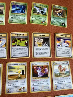 VTG 1996 Nintendo Pokemon Japanese Pocket Monster Trading Card Game Lot of 30 - Image 5