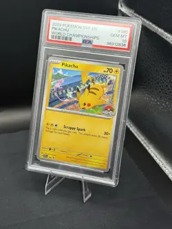 Pikachu 190 Sv: Scarlet & Violet Promo Cards PSA 10 - Image 1