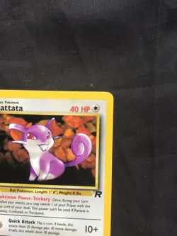 Pokemon Cards: Team Rocket 1st Edition Common: Rattata 66/82 - Image 3