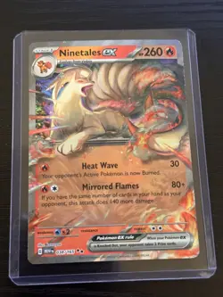 Pokemon Card Ninetales ex 038/165 Scarlet and Violet 151 Holo NM - Image 1