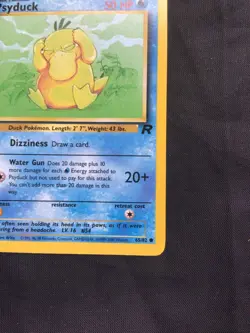 Pokemon Cards: Team Rocket 1st Edition Common: Psyduck 65/82 - Image 4