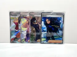 Pokemon TCG Trainer Scarlet Violet Era Full Art 4 Card Lot NM - Image 1