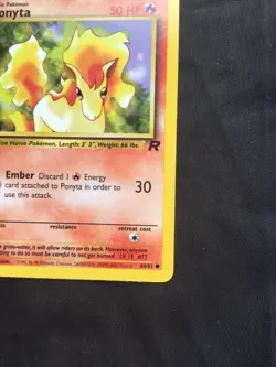 Pokemon Cards: Team Rocket 1st Edition Common: Ponyta 64/82 - Image 4