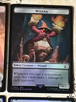 Final Fantasy Magic The Gathering Foil Token Card Lot 9x Cards All N/M - Image 4