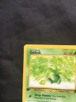Pokemon Cards: Team Rocket 1st Edition Common: Oddish 63/82 - Image 2