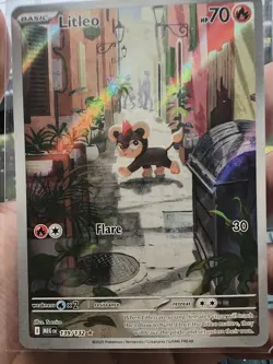 Litleo Mega Evolutions Pokemon TCG Card Near Mint English - Image 1