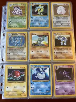 Pokemon TCG 1999 WOTC Base Set 36Card Bundle Vintage Holo Rare Binder Collection - Image 1