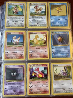 Pokemon TCG 1999 WOTC Base Set 36Card Bundle Vintage Holo Rare Binder Collection - Image 2