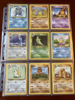 Pokemon TCG 1999 WOTC Base Set 36Card Bundle Vintage Holo Rare Binder Collection - Image 4