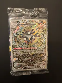 Pokemon TCG Magneton SVP 159 Promo Card Surging Sparks - Image 1
