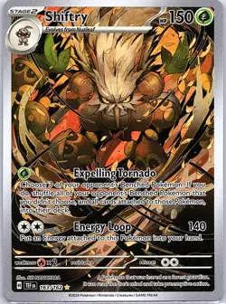 Shiftry 163/162 SV05: Temporal Forces - Pokemon Card - NM - Image 1