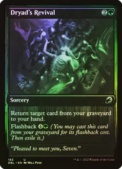 MTG FOIL Dryad's Revival - Innistrad: Double Feature #183 - Image 1