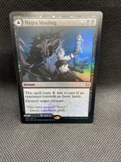 Hagra Mauling / Hagra Broodpit Foil - Zendikar Rising - MTG - Near Mint - Image 1
