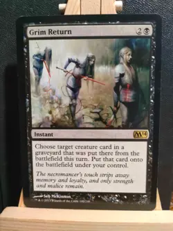 Grim Return - Magic 2014 (M14) - Rare - NM to LP (see pics) MTG - Image 1