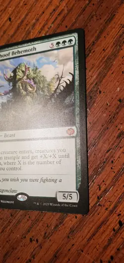 MTG Magic the Gathering Craterhoof Behemoth M 0138 Tarkir Dragonstorm NM - Image 2