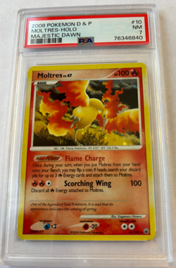 Moltres Holo Rare | Majestic Dawn 10/101 | PSA 7 | Pokemon TCG - Image 1