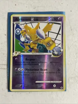 Alakazam E4 38/111 DP Rising Rivals Reverse Holo Rare SP Pokemon Card - Image 1