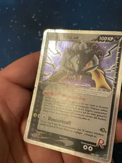 1x 2005 Pokemon ROCKET’S RAIKOU EX HOLO Ex Deoxys 108/107 Played WOTC Secret - Image 2