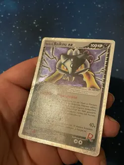 1x 2005 Pokemon ROCKET’S RAIKOU EX HOLO Ex Deoxys 108/107 Played WOTC Secret - Image 4