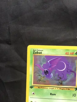 Pokemon Cards: Team Rocket 1st Edition Common: Zubat 70/82 - Image 2