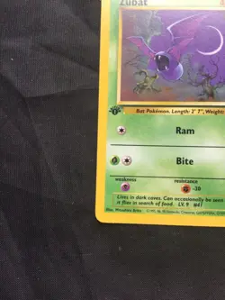 Pokemon Cards: Team Rocket 1st Edition Common: Zubat 70/82 - Image 5