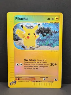 Pikachu 84/144 Skyridge Reverse Holo Ultra Rare Pokemon TCG e-reader MP+ - Image 1