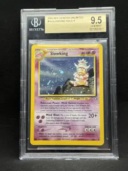 2000 Pokemon Neo Genesis Slowking Holo Bgs 9.5 Gem Mint - Image 1
