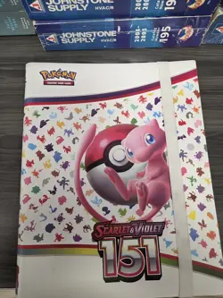 Pokemon Scarlet And Violet 151 Mew [BINDER ONLY] Barely Used, Mostly Unused - Image 1