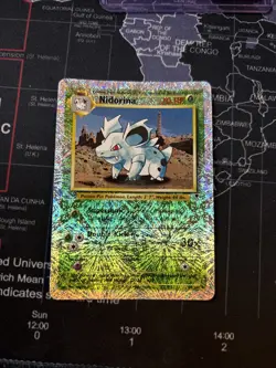 Pokemon TCG Legendary Collection Nidorina Reverse Holo Card 55/110 NM - Image 1