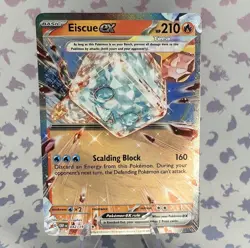 Eiscue ex - 42/197 - Double Rare - Pokemon Obsidian Flames - Near Mint - Image 1