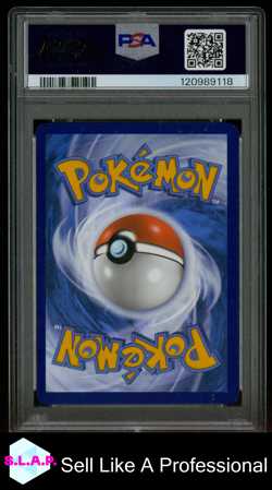 EEVEE MASTER BALL REVERSE HOLO POKEMON PRE EN 2025 074 PSA 9 - Image 2
