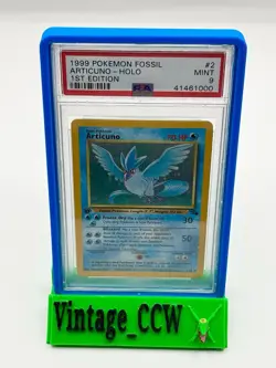 PSA 9 Articuno 1st Edition Holo Pokemon 1999 Fossil #2 - Image 1