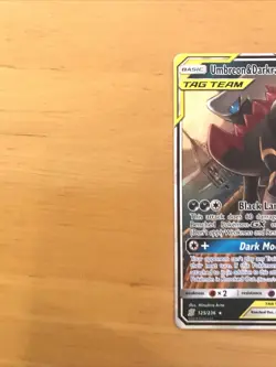 2019 Pokemon Sun And Moon Umbreon And Darkrai GX Unified Minds 125/136 - Image 3