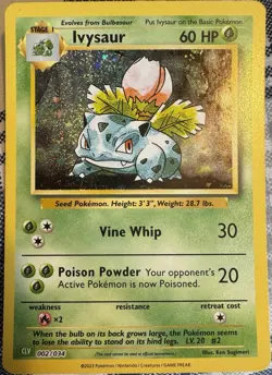 IVYSAUR - CLV 002/034 Classic Collection Pokemon NM Pack Fresh English - Image 1