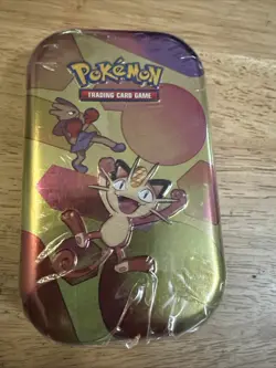 Pokemon TCG - Scarlet & Violet 151 Mini Tin Meowth - Brand New Sealed - 2 Packs - Image 1