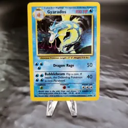 Gyarados Holo Rare Pokemon Card Base Set Unlimited 6/102 WOTC 1999 Vintage⭐ - Image 1