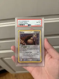 Pokemon EX Power Keepers Holo Card #13 Slaking PSA 8 - Image 1