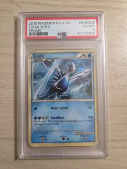 Lugia HGSS02 Black Star Promo Holo Rare Pokemon Card PSA 6 - Image 1