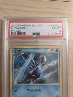 Lugia HGSS02 Black Star Promo Holo Rare Pokemon Card PSA 6 - Image 2