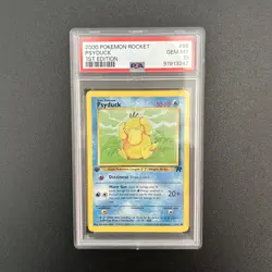 PSA 10 2000 Psyduck 1st Edition Team Rocket Pokemon Card TCG - Image 1