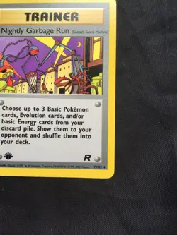 Pokemon Cards: Team Rocket 1st Edition Uncommon: Nightly Garbage Run 77/82 - Image 4