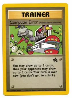 Pokemon Card: Computer Error WOTC Black Star Promo #16 Vintage Rare! - Image 1