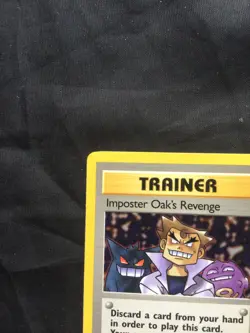 Pokemon Cards: Team Rocket 1st Edition Uncommon: Impostor Oak's Revenge 76/82 - Image 2
