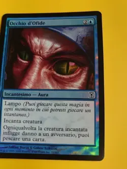 MTG Card. Occhio d'Ofide. Ophidian Eye FOIL Italian Time SPiral. NM as pics - Image 2