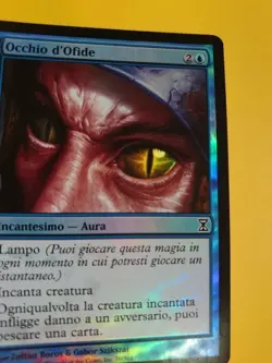 MTG Card. Occhio d'Ofide. Ophidian Eye FOIL Italian Time SPiral. NM as pics - Image 3