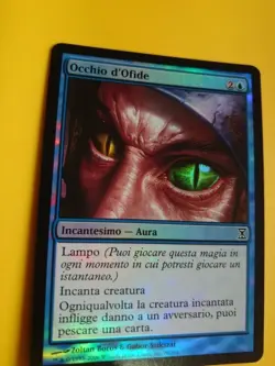 MTG Card. Occhio d'Ofide. Ophidian Eye FOIL Italian Time SPiral. NM as pics - Image 4