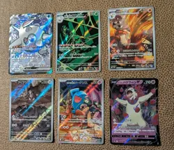 Lot Of 6 Japanese Pokemon Holo Cards Blaziken Spidops Cetitan Durant Wobbuffet + - Image 1